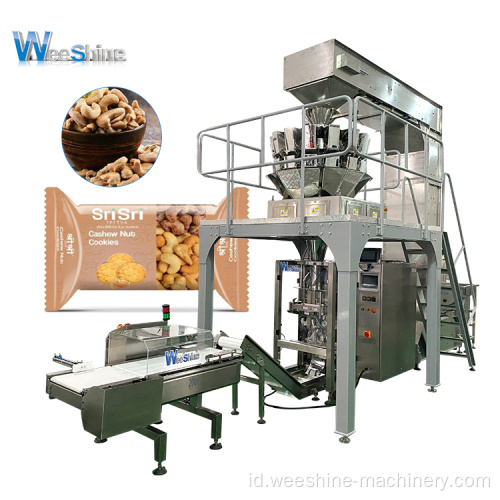 Mesin pengemasan kacang mete multipahal vertikal